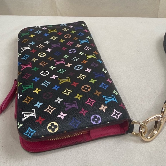 Authentic Louis Vuitton Murakami Multicolor Insolite Clutch Wallet - Picture 8 of 12